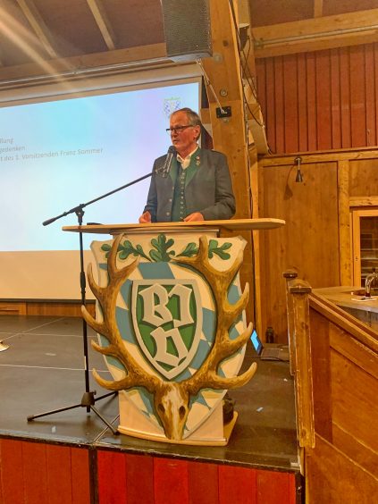 1. Vorsitzender Franz Sommer