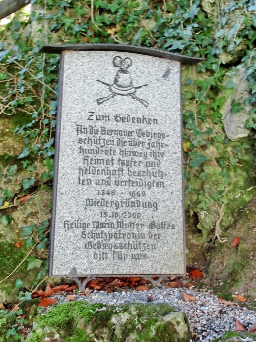 1Gedenktafel Mariengrotte