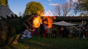 Lebendiges Mittelalter auf den Wiesen am Chiemsee im Seepark Bernau – Felden