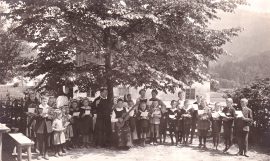 sach 12 224 Heimkinder in Sachrang um 1916