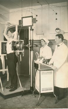 sach 15 278 Roentgen 1916 Engelbert Aicher mit frz Kugel im Herzen