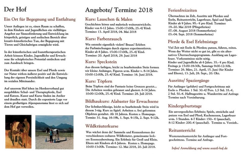 Flyer Wastl-Hof Seite 2