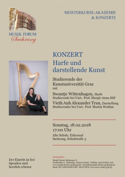 Plakat Darstellende Kunst vorne