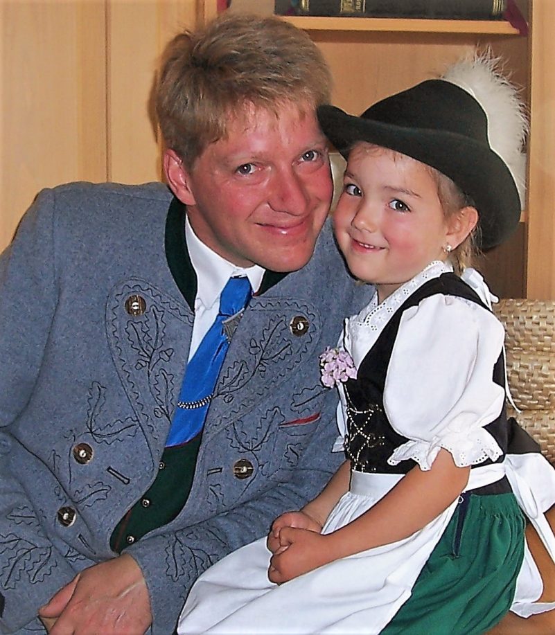 Martin Schober mit Tochter