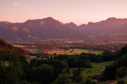 Inntal von Anker am Abend