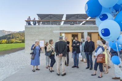 Einweihung des Eingangsgebäude an der Glentleiten, Großweil