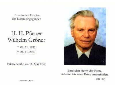 Sterbefoto Wilhelm Groener