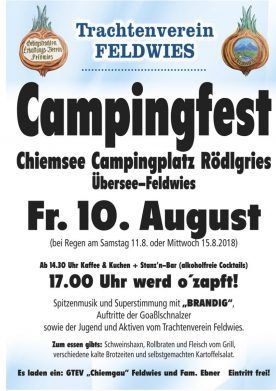 Campingfest Plakat