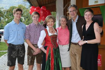 Inauguration Of Carolin Reiber's Bench In Aschau