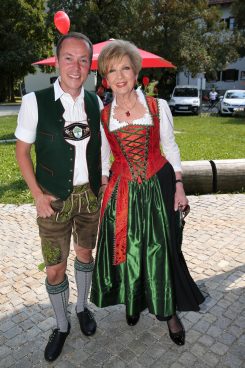 Inauguration Of Carolin Reiber's Bench In Aschau