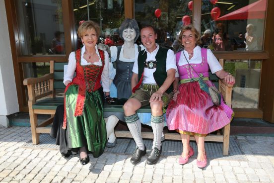 Inauguration Of Carolin Reiber's Bench In Aschau