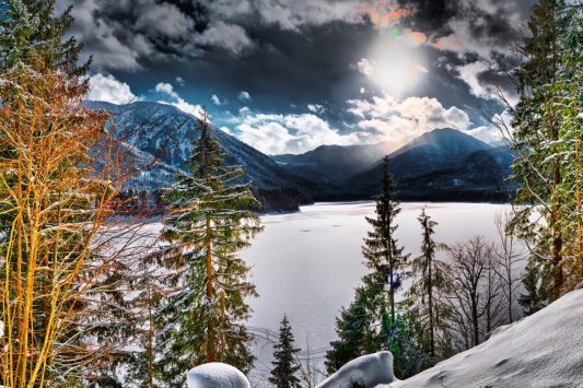 Barrier Lake V - 2017 - 47 x 72 cm