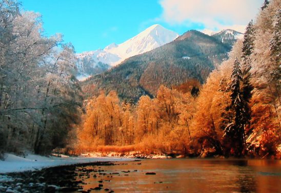 Tiroler Ache vor Geigelstein