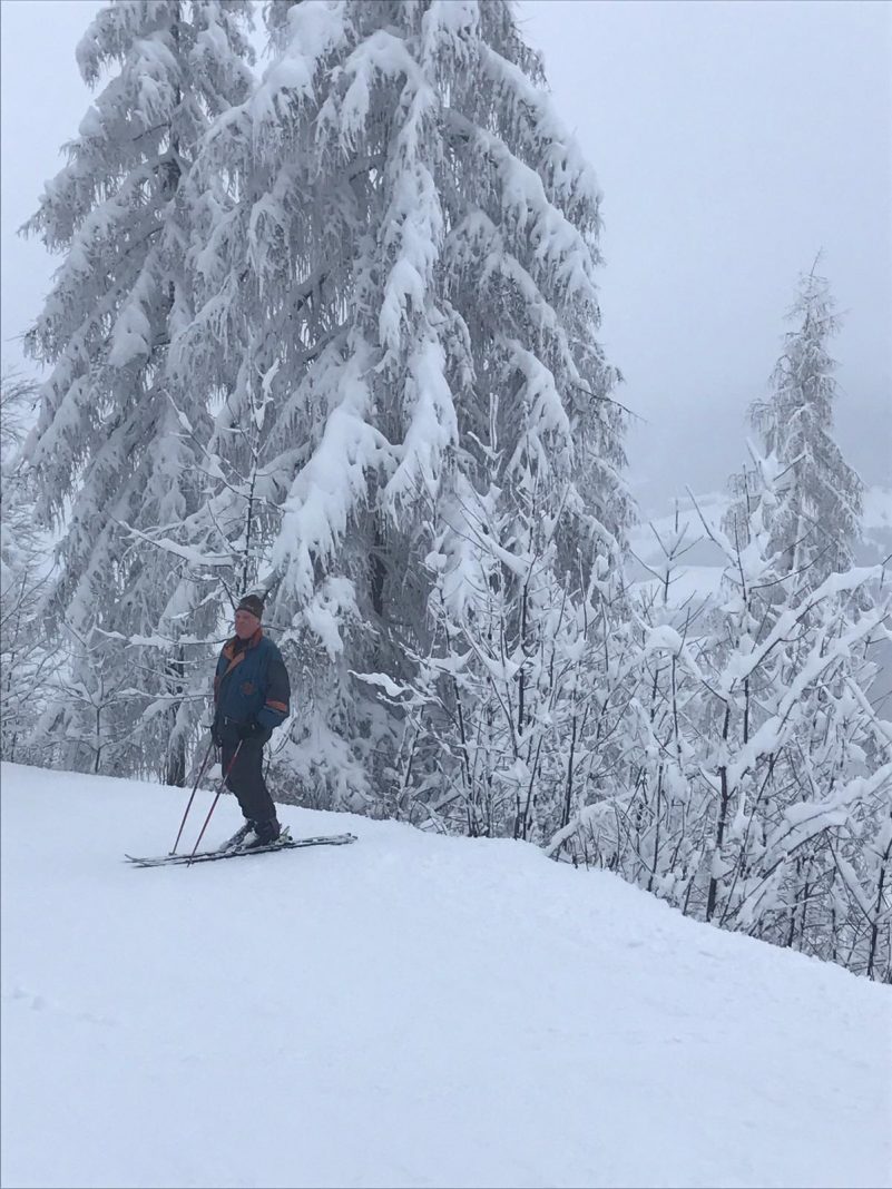 Unternberg auf der Abfahrt