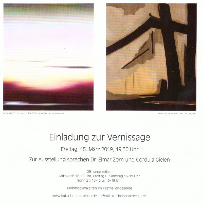 Vernissage 15.3.19
