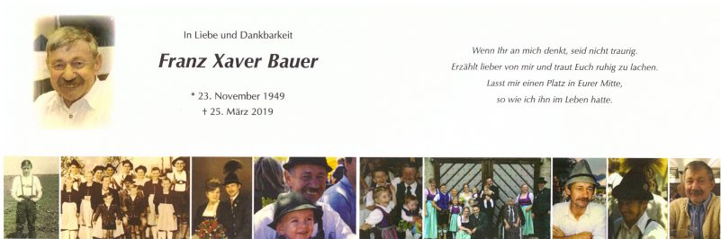 Sterbebild Franz-Xaver Bauer 2