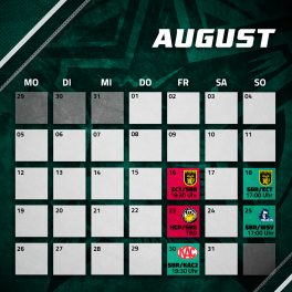 Instagram Spielplan August