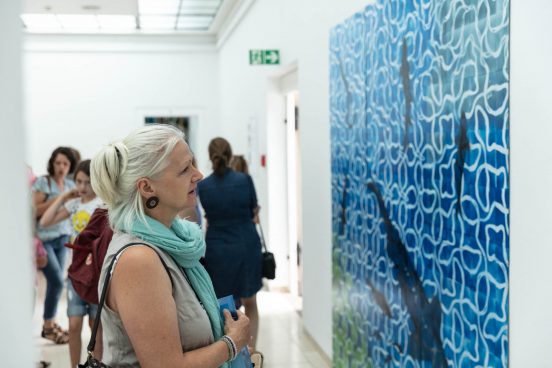 Schule trifft Kunst, Blick in die Ausstellung, Foto Martin Weiand