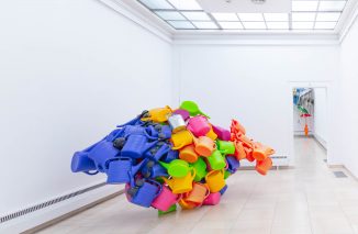 Schule trifft Kunst, Grund- und Mittelschule Bad Endorf, Regenbogenfisch, Foto Martin Weiand