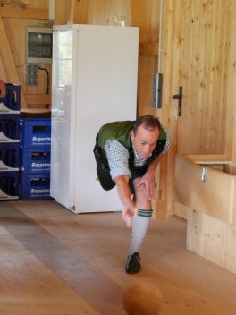 wie immer sportlich Stefan Jenuwein