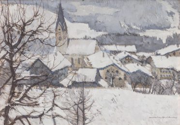 Hans Müller-Schnuttenbach, Inv.Nr. 686, Winter in Törwang, o.J., um 1943, Foto Martin Weiand