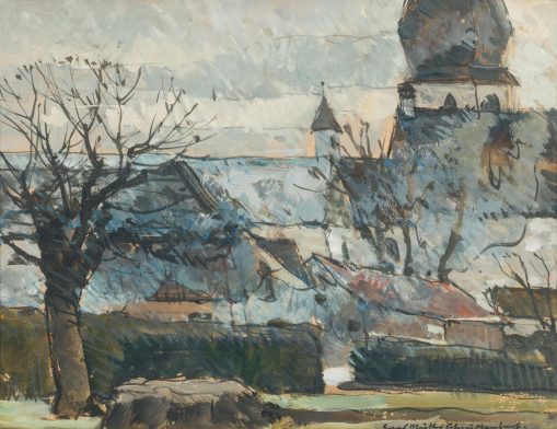 Hans Müller-Schnuttenbach, Inv.Nr. 791, Auf der Fraueninsel, o.J., um 1940, Foto Martin Weiand