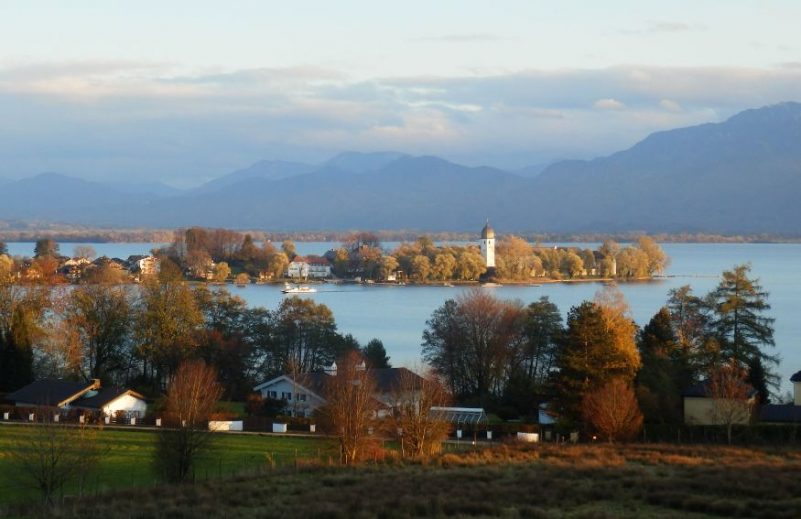 Goldener Oktober am Chiemsee