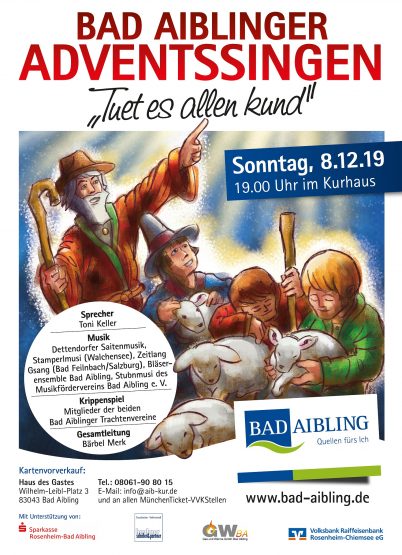 Bad Aiblinger Adventssingen 2019_Plakat