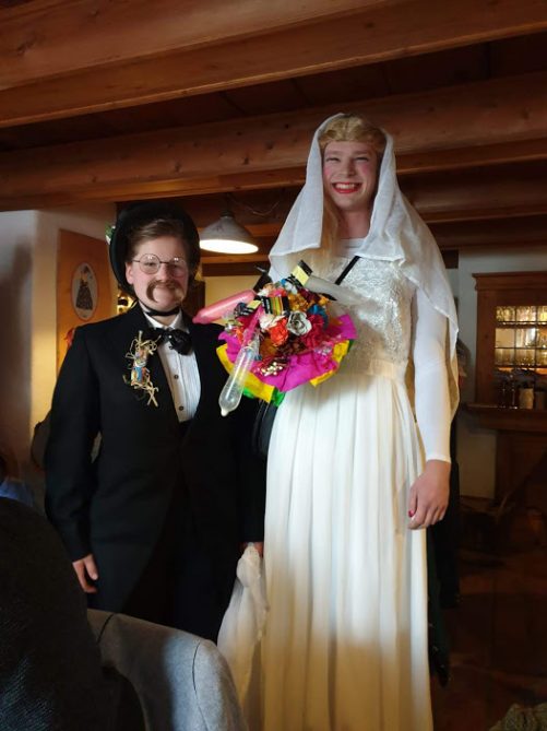 Bettlhochzeit Waakirchen Brautpaar