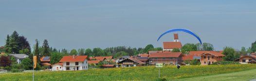 1Landung Gleitschirmfliege