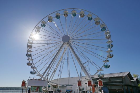1Riesenrad am morgen