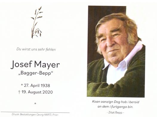 1Sterbefoto - Josef Mayer