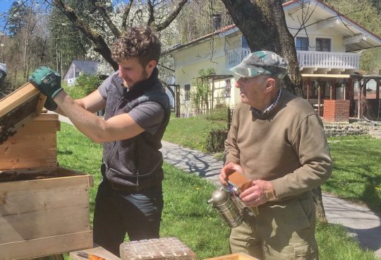 Im Frühjahr Flori und Leopold