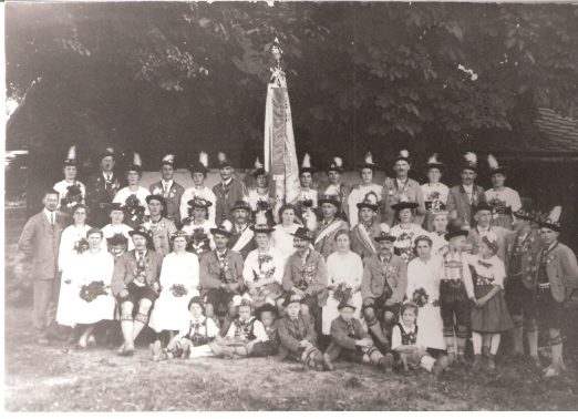 Trachtenverein Reichertsheim Fahnenweihe 15 Juli 1923