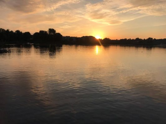 an der Prienmündung