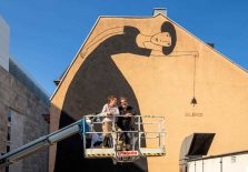 kl-Duo Sourati, 2020, SILENCE, Mannheim, Stadt Wand Kunst, Foto Alexander K...