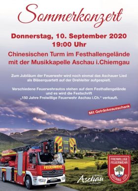 Aschauer-Feuerwehr-Staendchen-auf-Drehleiter 2020