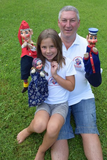 Kasperl Probe im Kurpark