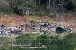 Farbenprächtiger Oktobertag unter der Zugspitze