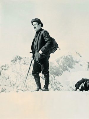Rudolf Rother sen als Bergsteiger noch vor Verlagsgruendung_100 Jahre Jubiläum Rother Bergverlag_Foto Archiv Rudolf Rother jun