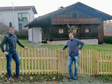 Neuer Zaun Klausenhof Arrach 2020 Bild 1