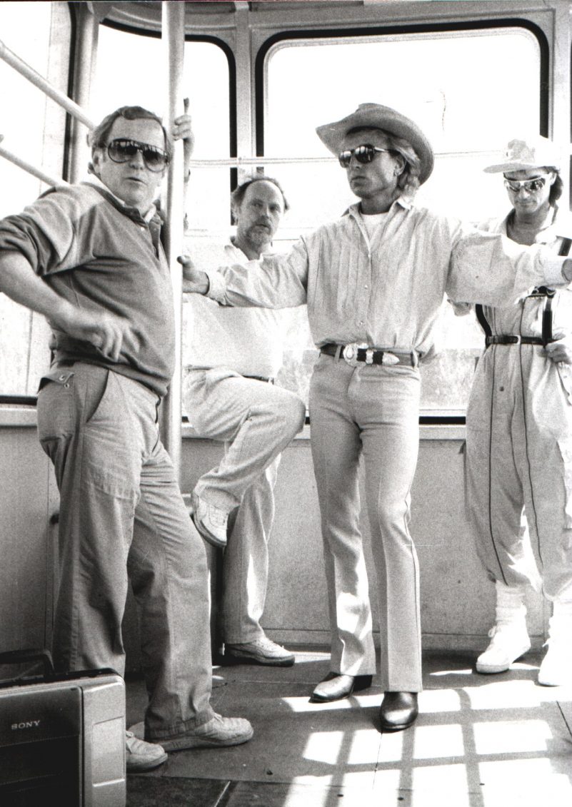 Siegfried und Roy in der Gondel