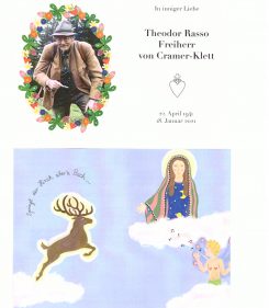 Sterbebild Rasso von Cramer-Klett