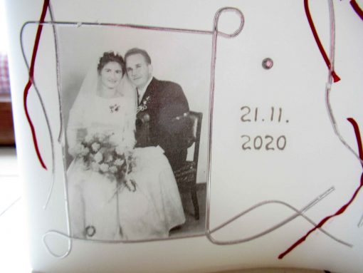 kl-Hochzeitskerze - I