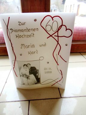 kl-Hochzeitskerze - II