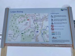 kl-Tafel mit Loipenplan