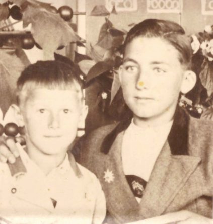 kl-Werner Fütterer mit Bruder Sepp