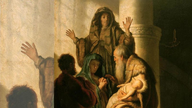 Lichtmess rembrand - simeon_hanna_darstellung