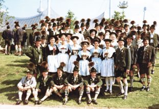 Olympische Spiele 1972 München (Teilnehmer Trachtler an der Eröffnungsfeier)