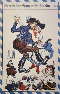 Vereinskarikatur von 1913